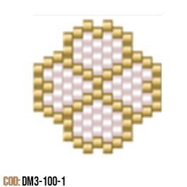 Dije Miyuki Trébol DM03-100-01