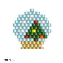 Dije Miyuki Esfera De Nieve DM03-99-05