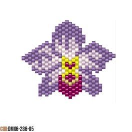 Dije Miyuki Orquídea DM06-286-05