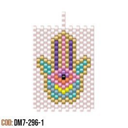 Dije Miyuki Mano Cuadrada DM07-296-01