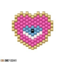 Dije Miyuki Escapulario Corazón DM07-333-01