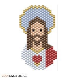 DM08-381-01-1.jpg Dije Miyuki Jesús Sagrado Corazón DM08-381-01