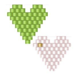 Dije Miyuki Corazón DM01-46-01