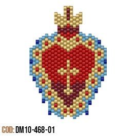 Dije Miyuki Corazón DM10-468-01