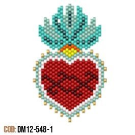 Dije Miyuki Corazón Escapulario DM12-548-01