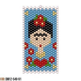 Dije Miyuki Frida Cuadrada DM12-549-01