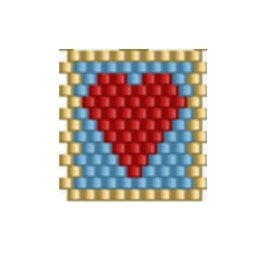 Dije Miyuki Corazón DM03-137-03