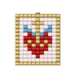 DM4-161-3.jpg Dije Miyuki Sagrado Corazón De Jesús DM04-161-03