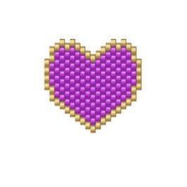 Dije Miyuki Corazón Con Borde DM04-164-01