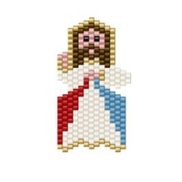 DM6-272-1.jpg Dije Miyuki Jesus de La Misericordia DM06-272-01