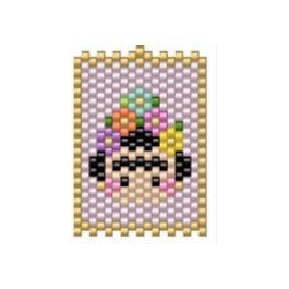 Dije Miyuki Frida Cuadrada DM07-313-02