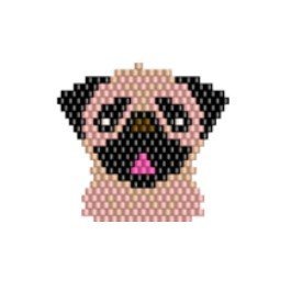 Dije Miyuki Perro Pug DM07-332-01