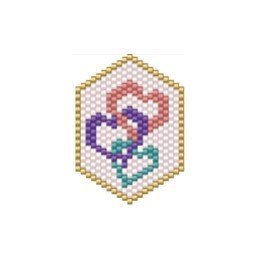 Dije Miyuki 3 Corazones DM08-372-01