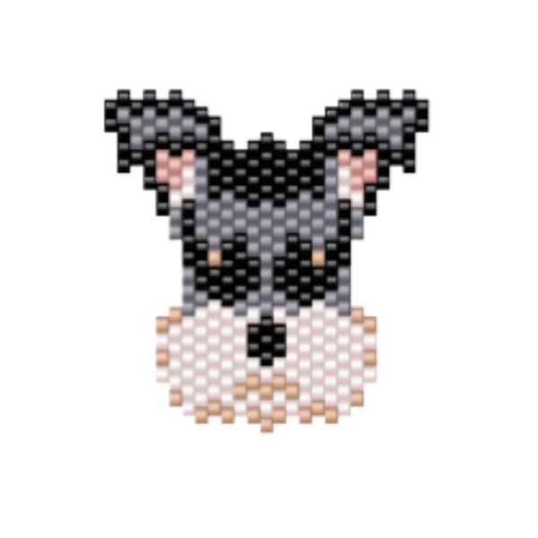 Dije Miyuki Perro Schnauzer DM07-316-01