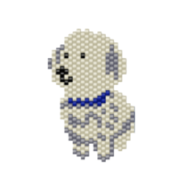 Dije Miyuki Perro Poodle DM08-357-01